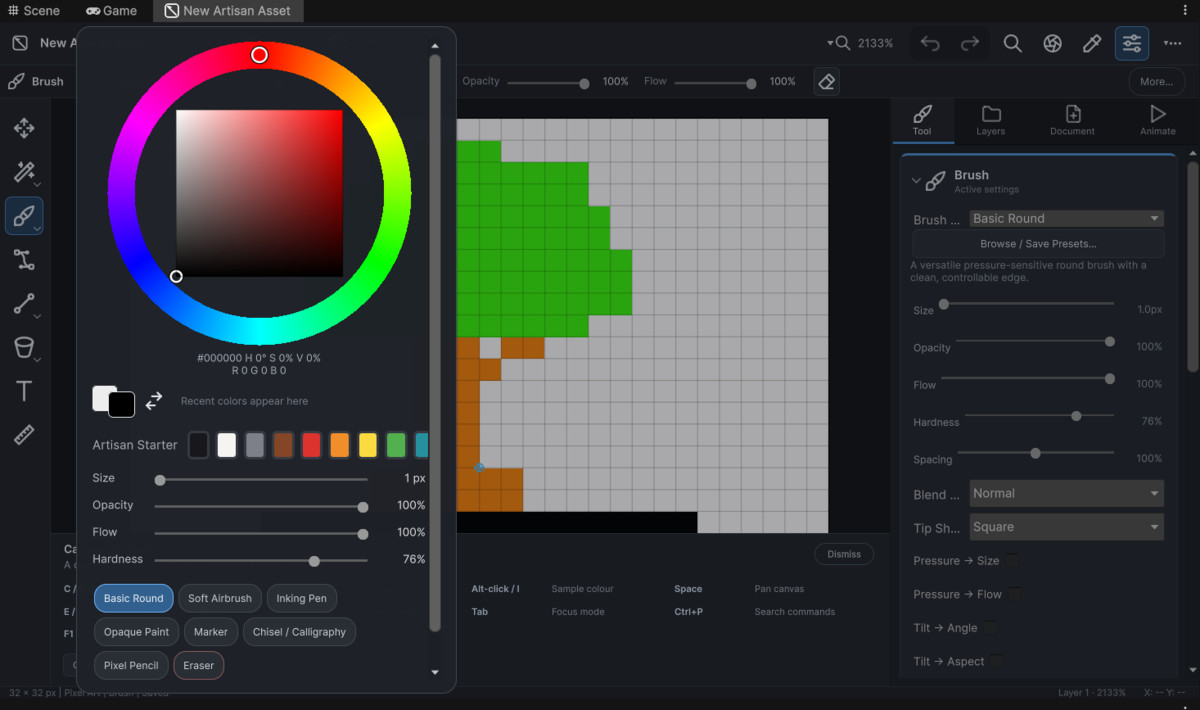 Artisan Studio — 2D Art & Sprite Editor