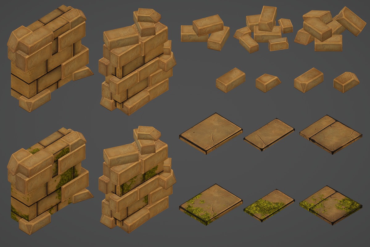 Ruins Forest Environment