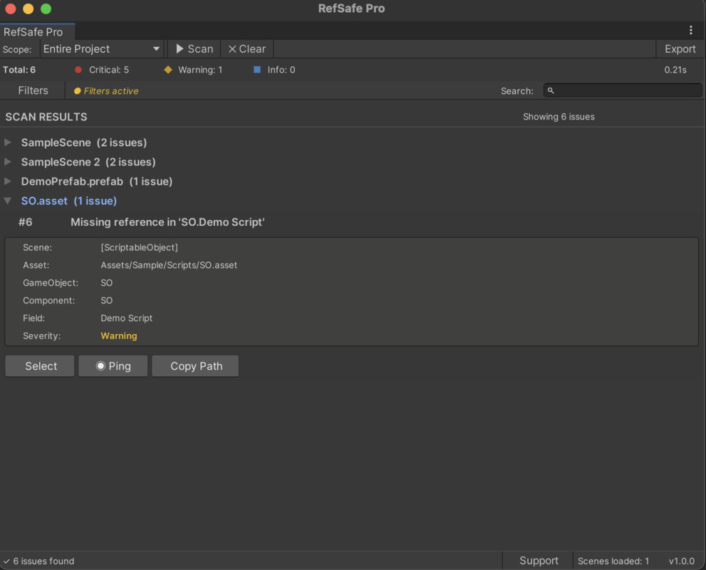 RefSafe Pro – Project-Wide Validator