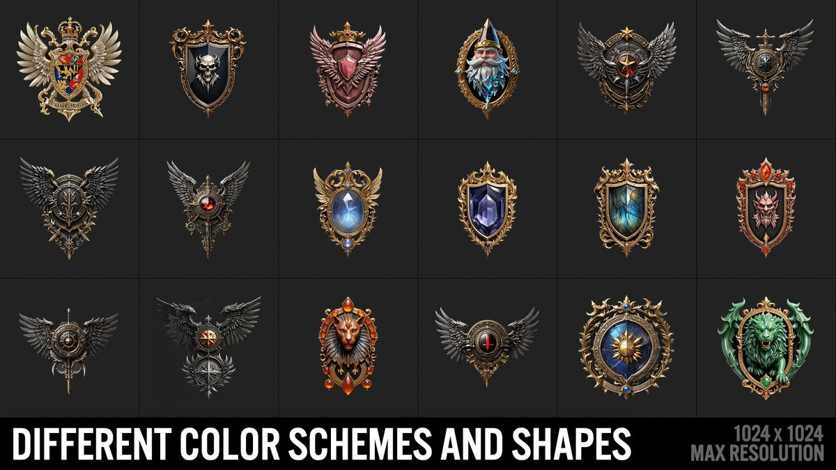 600 Achievements, Trophies, Rewards, Emblems, Badges, Awards, Artifacts Vol2