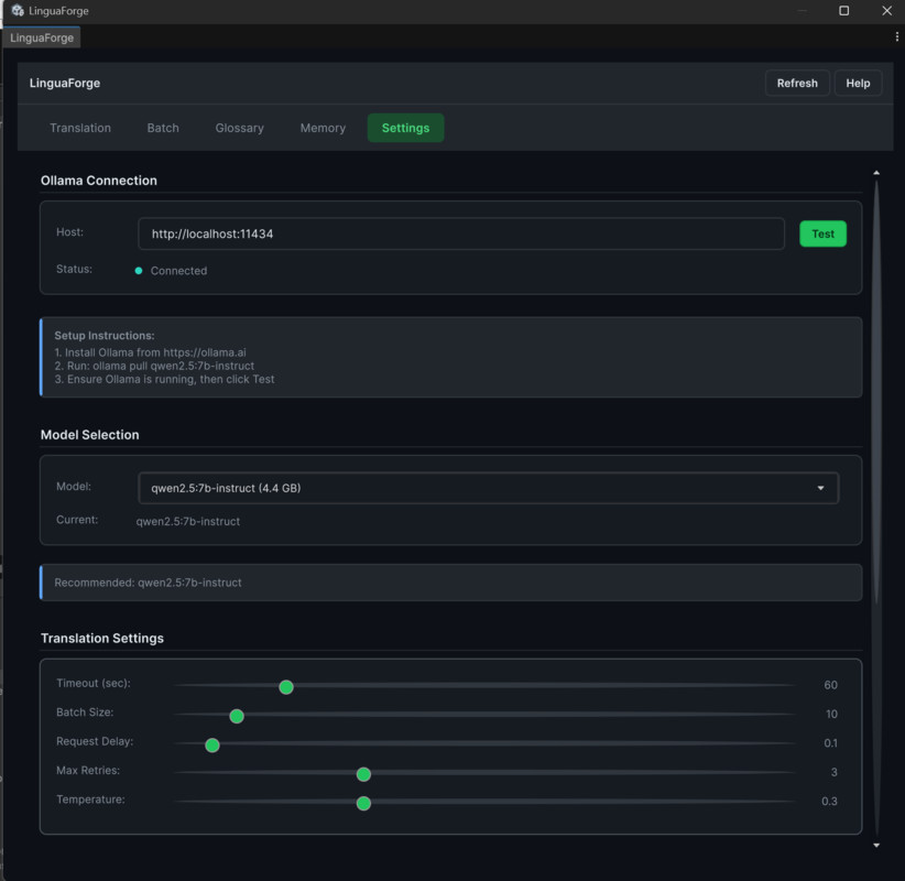 LinguaForge - Local AI Translation