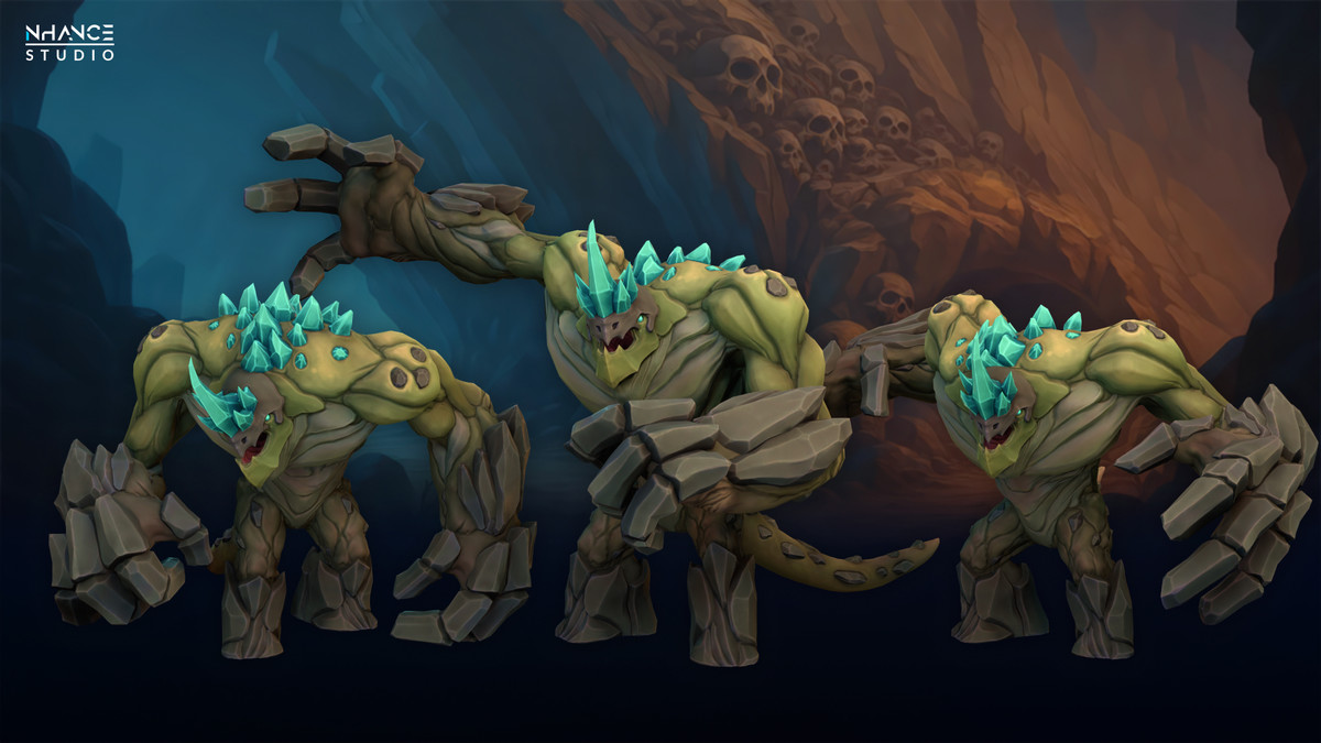 Stylized Cave Crystal Creatures Pack