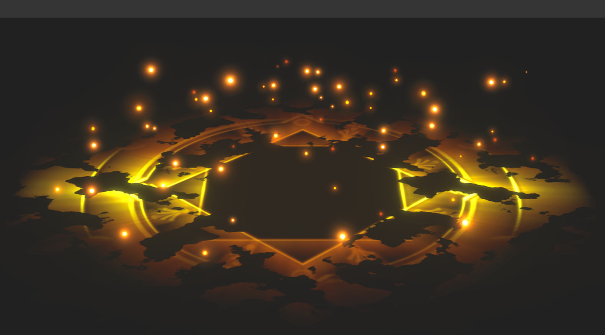 Game VFX - Magic Circle Dissolves