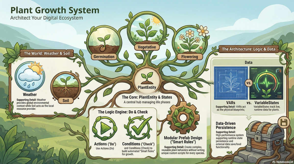 Plant Growth System - Prefab Farming Framework