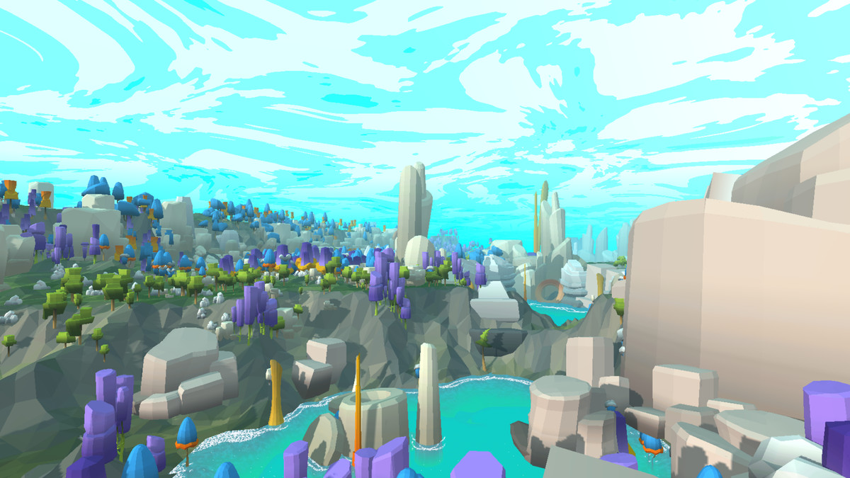 Low Poly Stylized Tiny Forest