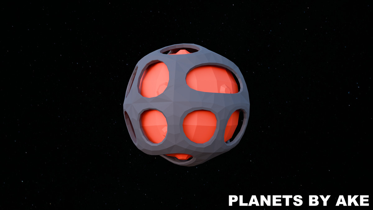 Low Poly Planets by Ake