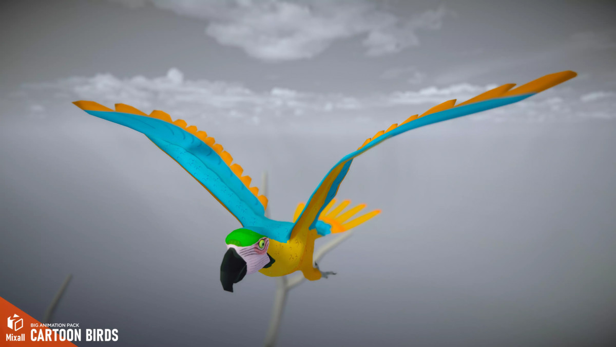 Animals pack - birds, reptiles and others