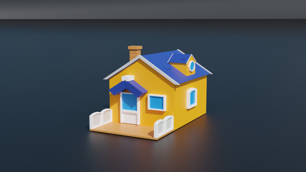 STYLIZED CARTOON BUILDINGS