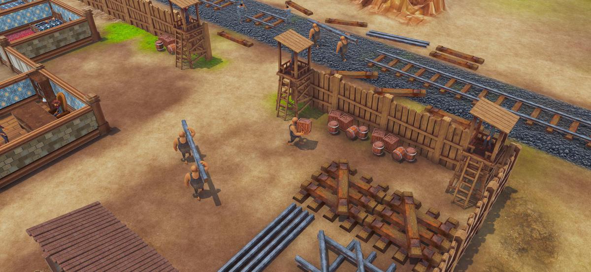 Hyper Wild West Prison Pack-Stylized Idle Environment (URP Ready)