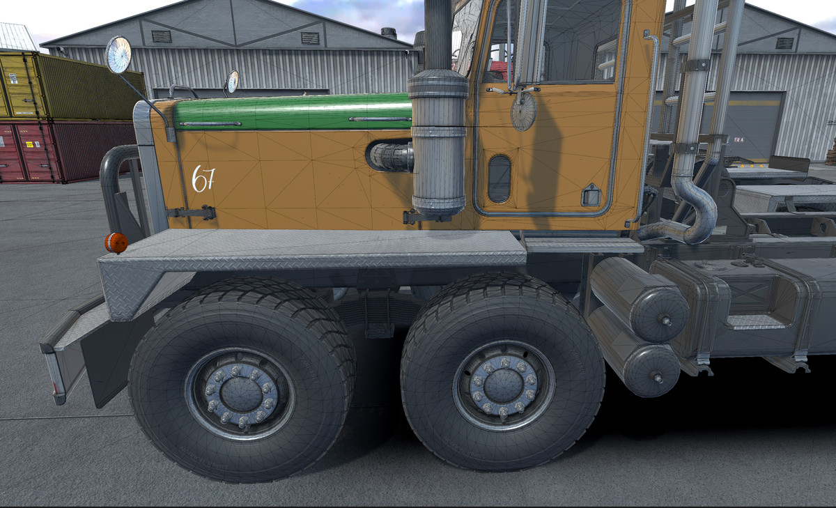 Twinsteer heavy truck