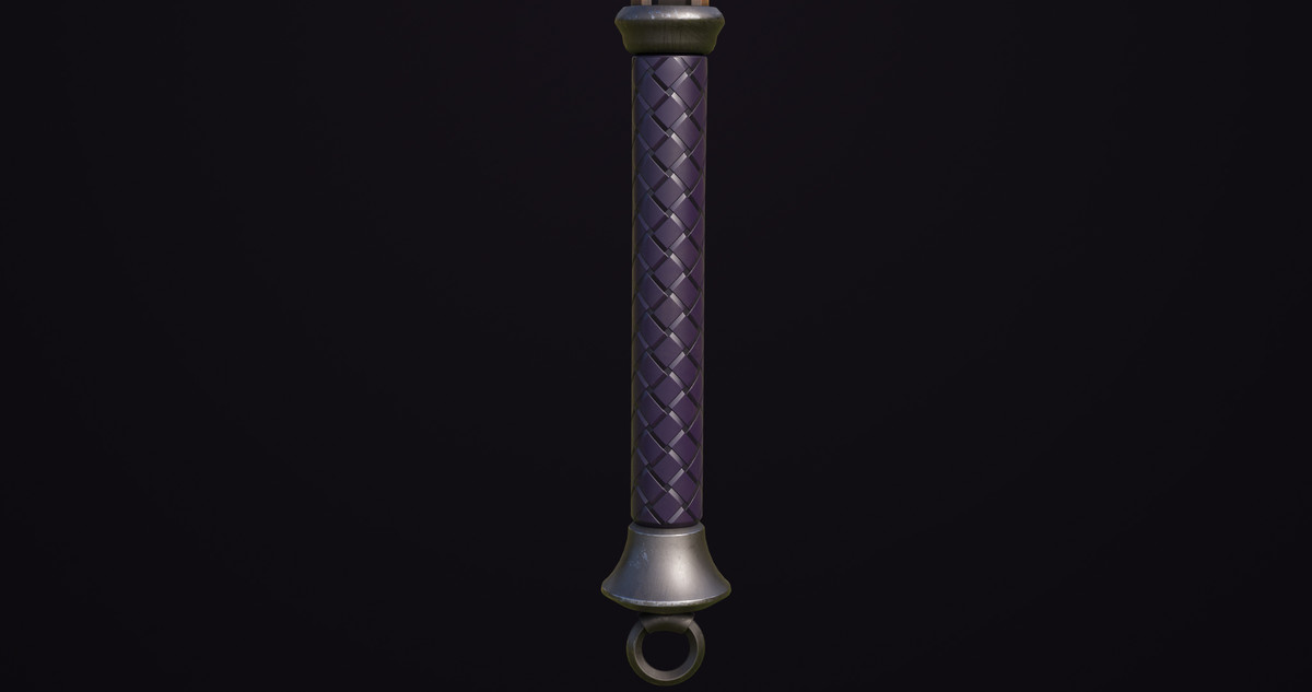 Battle Axe 14 Violet URP HDRP Textures