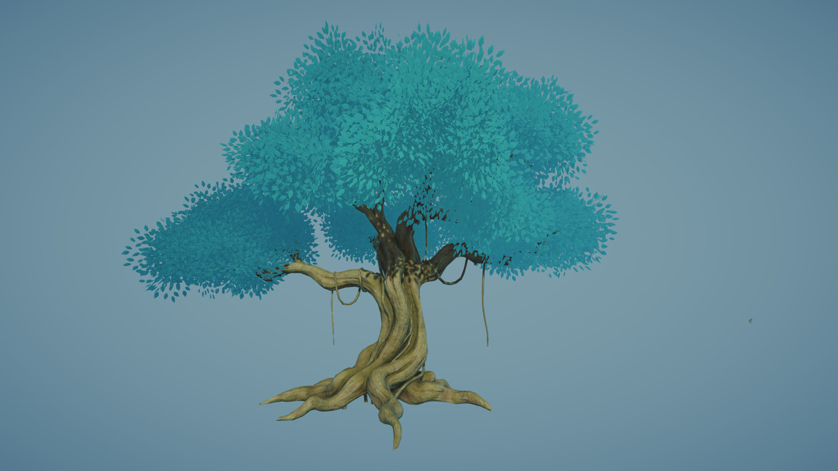 Animated Stylized Trees