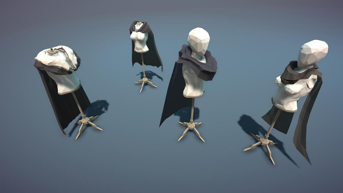 STYLIZED Fantasy Clothing Shop - Low Poly 3D Art