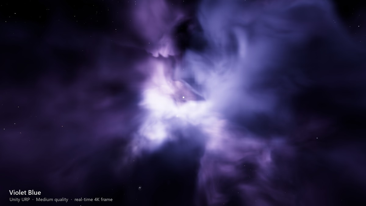 Volumetric Nebula Skyboxes 2 – 17 Fly-Through 3D Space Nebulae (URP & HDRP)