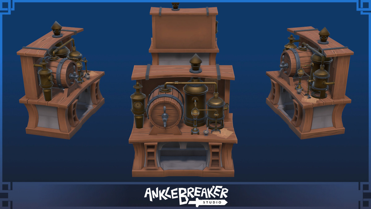 Stylized Brewing Station & Icons