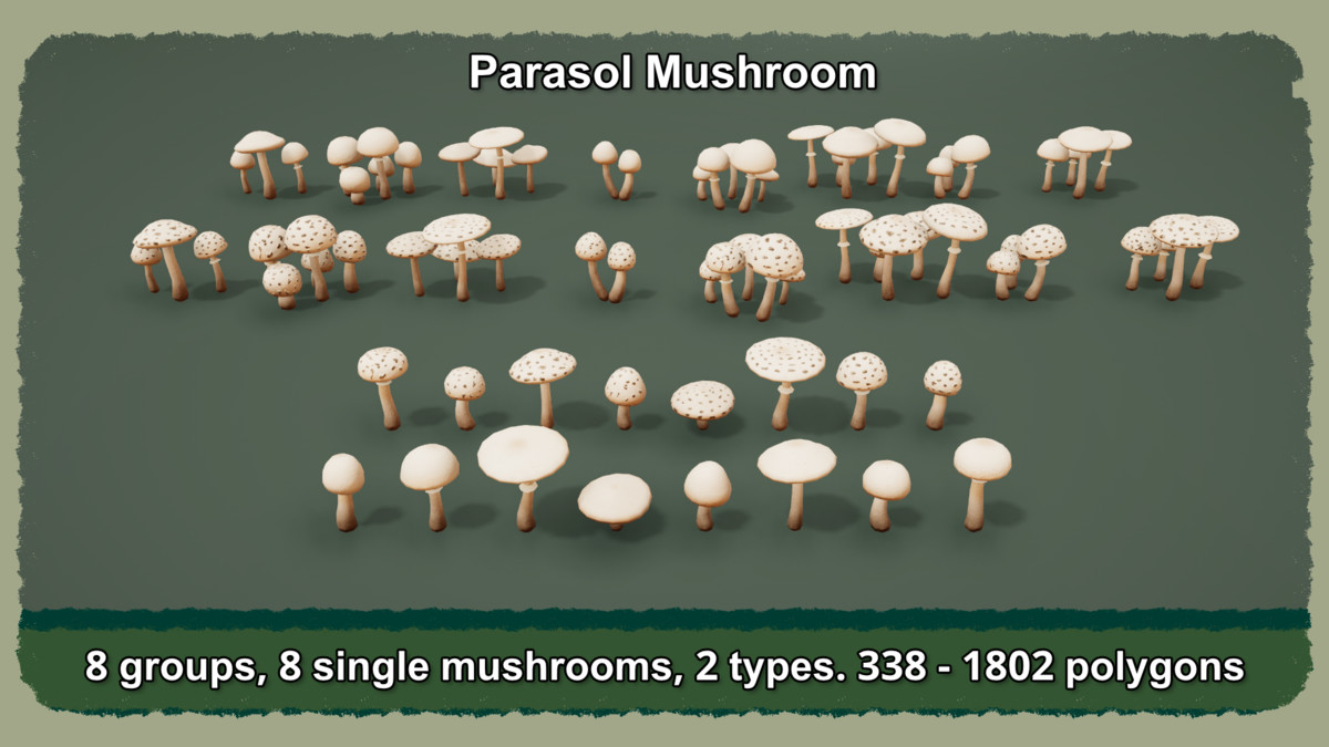 PIDI - COSY: Stylized Mushrooms Vol 2
