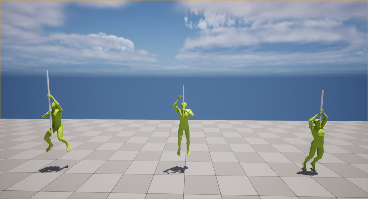 Rappel & Rope Climb Animation