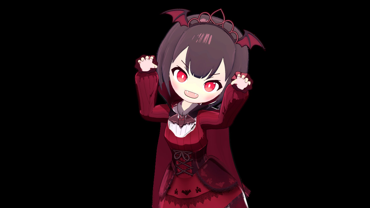 Cute Chibi Vampire Anime Character