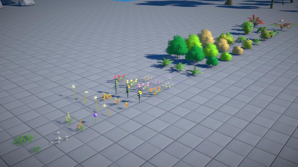 Stylized Trees | Oak Birch & Fir Forest