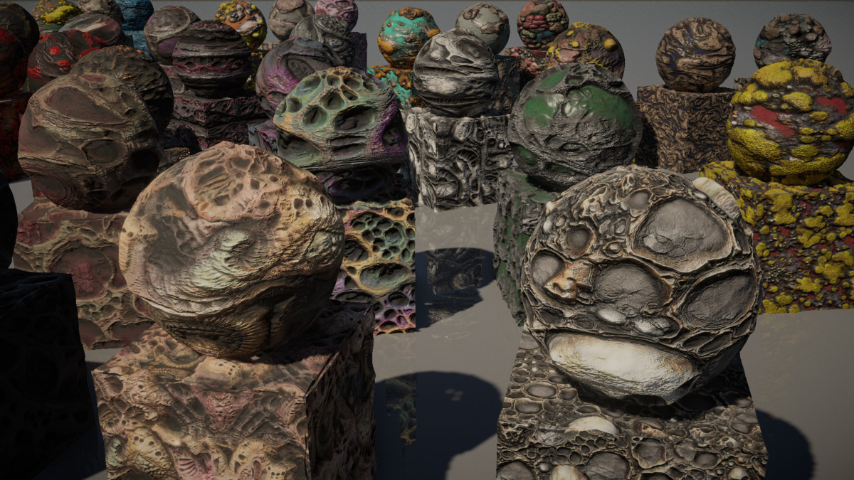 Alien Ground Materials - Organic