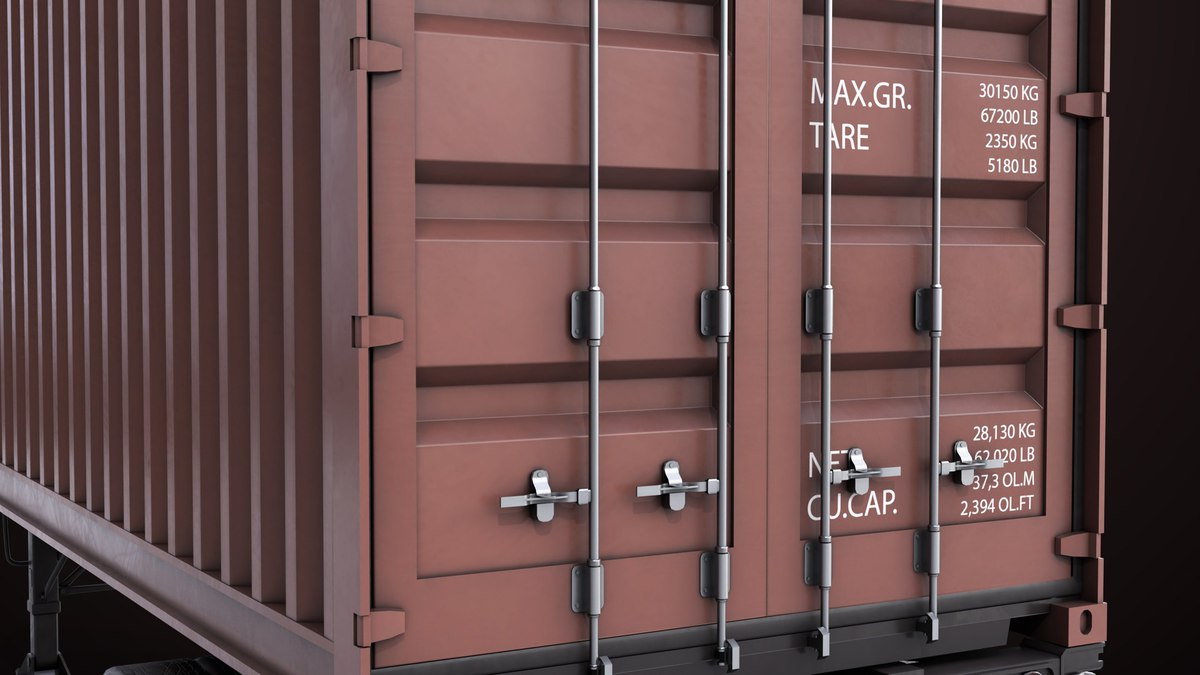 Container Carrier Trailer 03 URP HDRP Textures