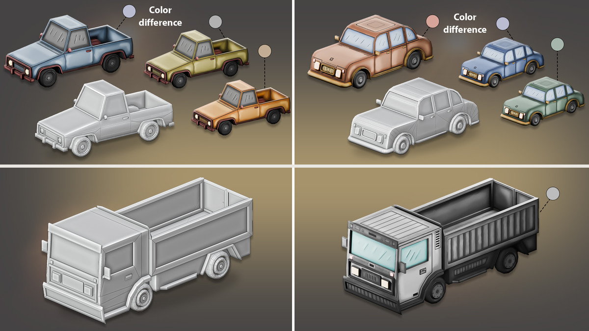 LowPoly Vehicle Collection 1