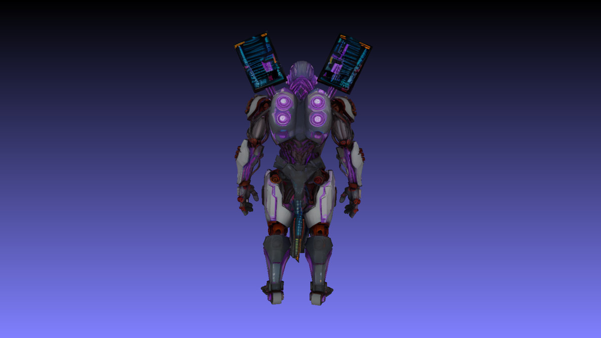 Syntherion Rigged Robot Character