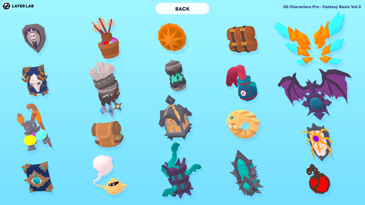 3D Characters Pro - Fantasy Basic Vol.3
