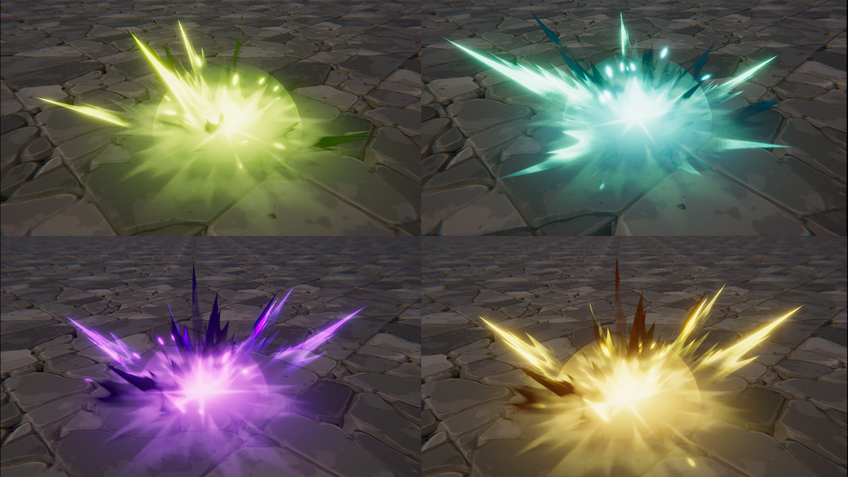 RPG VFX Bundle Vol.1 – Magic, Combat & Skill Effects