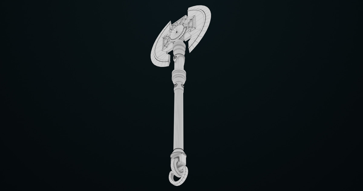 Battle Axe 09 URP HDRP Textures