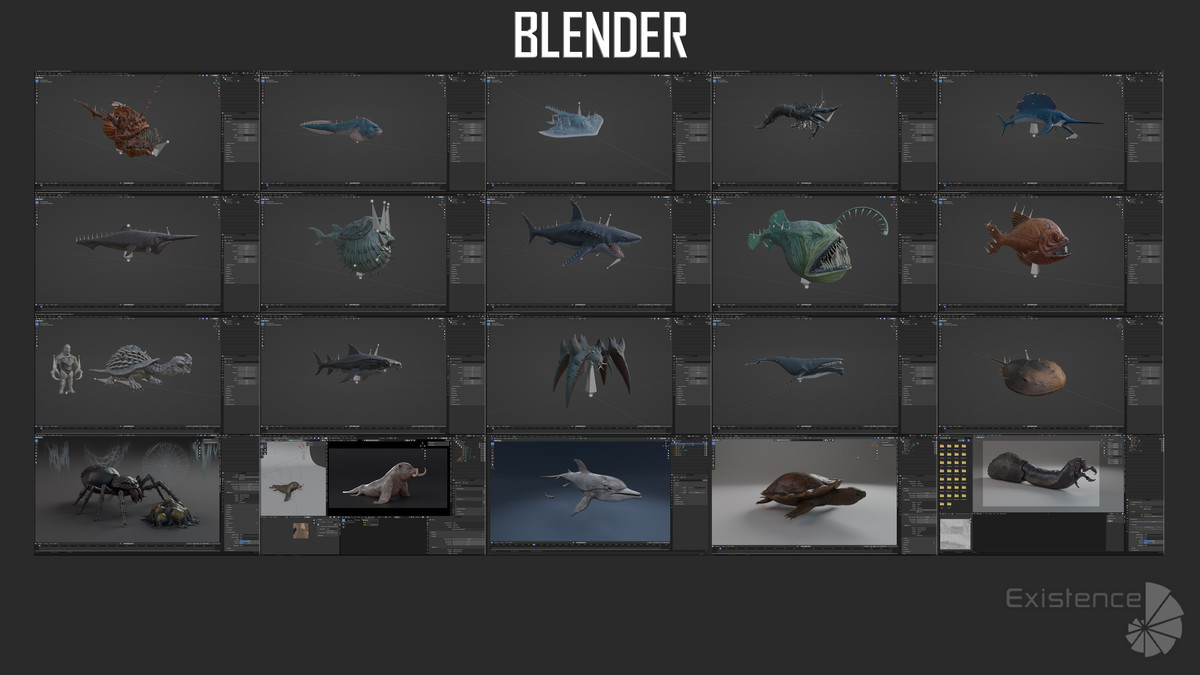 Underwater Creatures Bundle – 20 Fish & Sea Animals + 3 Bonus Models