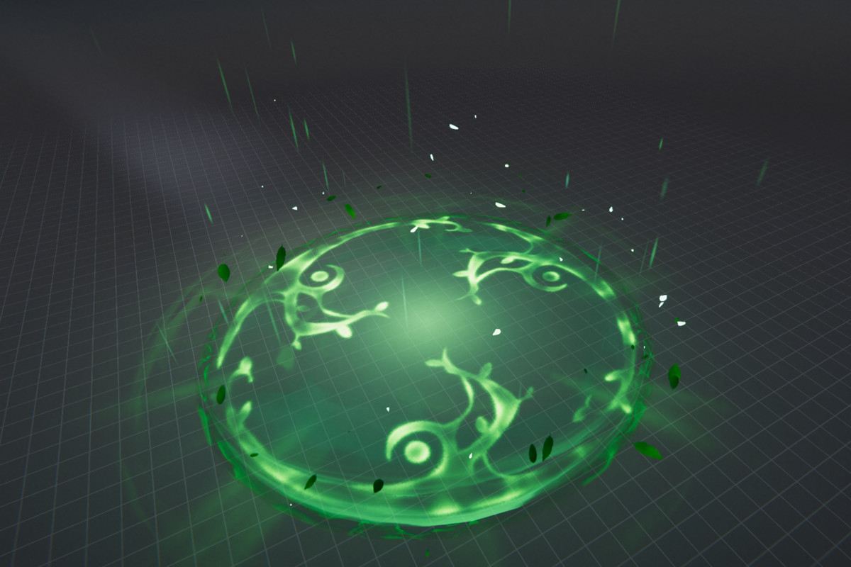 Stylized AOE Magic Spells