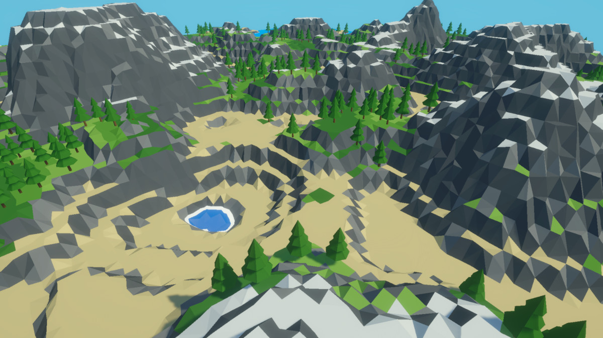 Facet: Low Poly & Blocky Terrain Editor