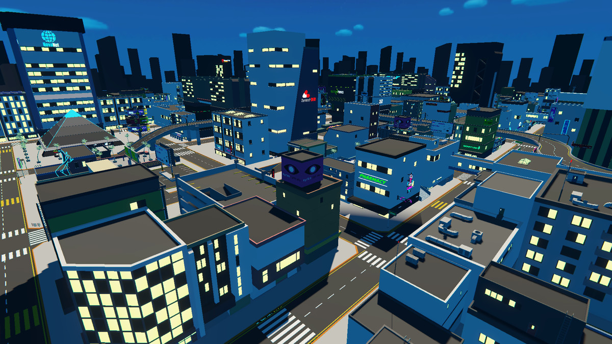 LowPoly Cyberpunk City