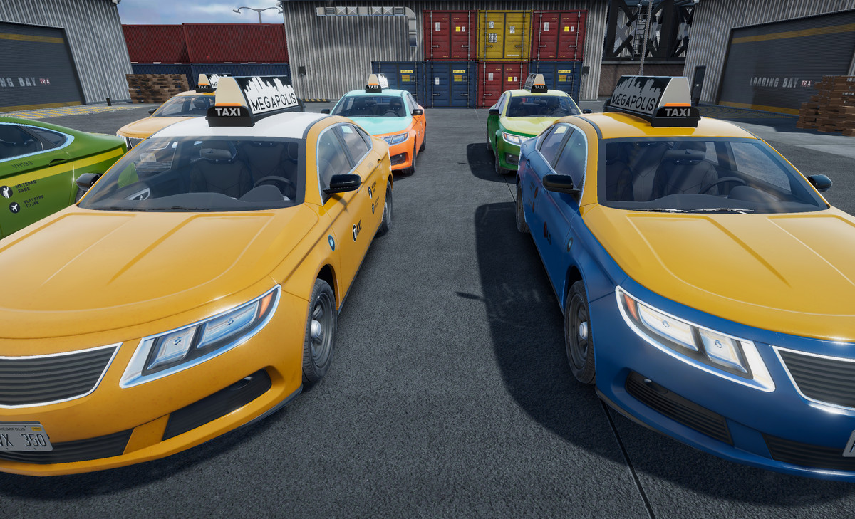 Generic taxi sedan