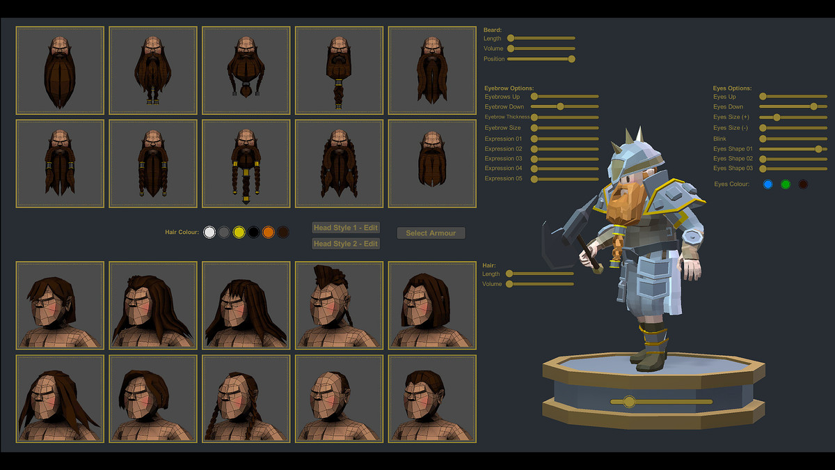 Low Poly Dwarf Factory