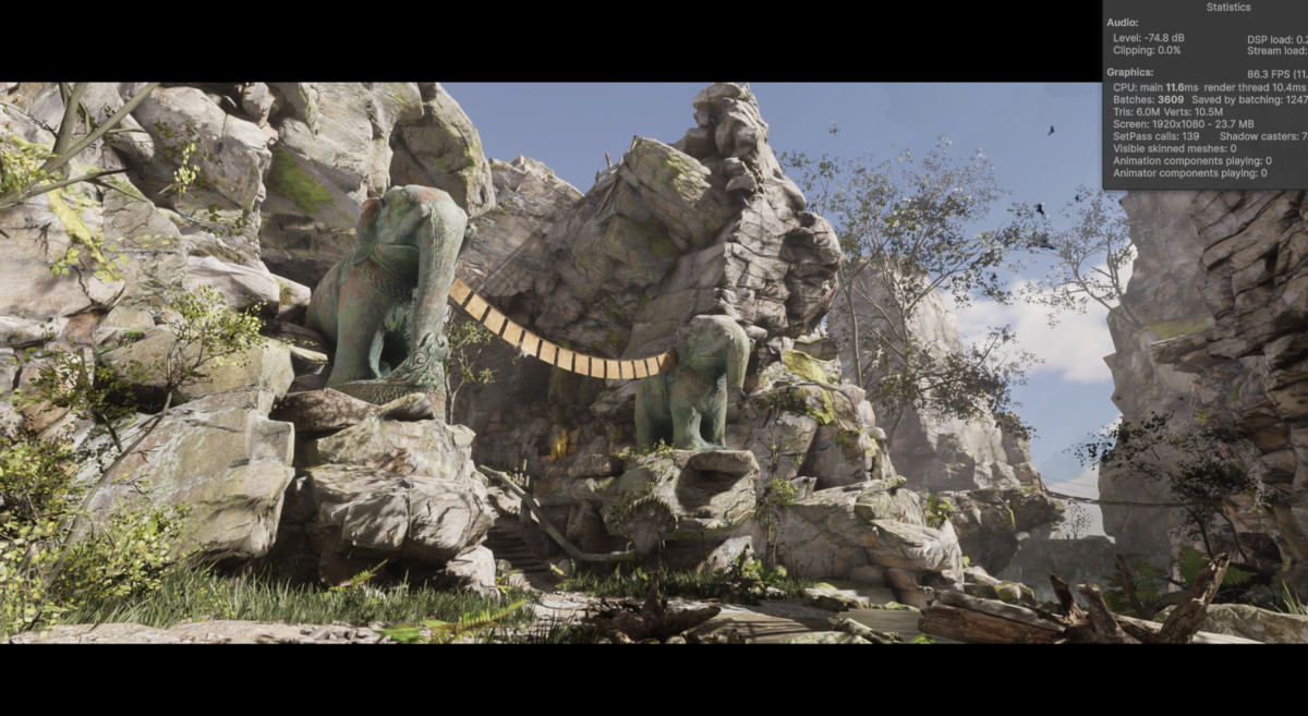 [HDRP] Ancient Temple Ruins - Mountains Environment