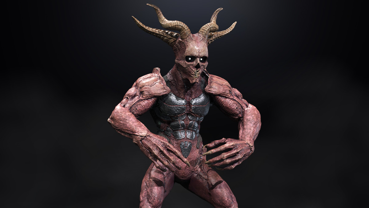 Intelligent Alien Race Demon Boss