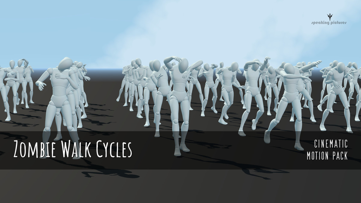 Zombie Walk Cycle (Loops) - Vol 1