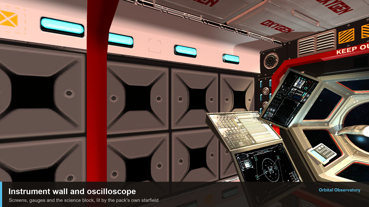 Orbital Observatory — Space Station Interior, Props and Demo Scenes