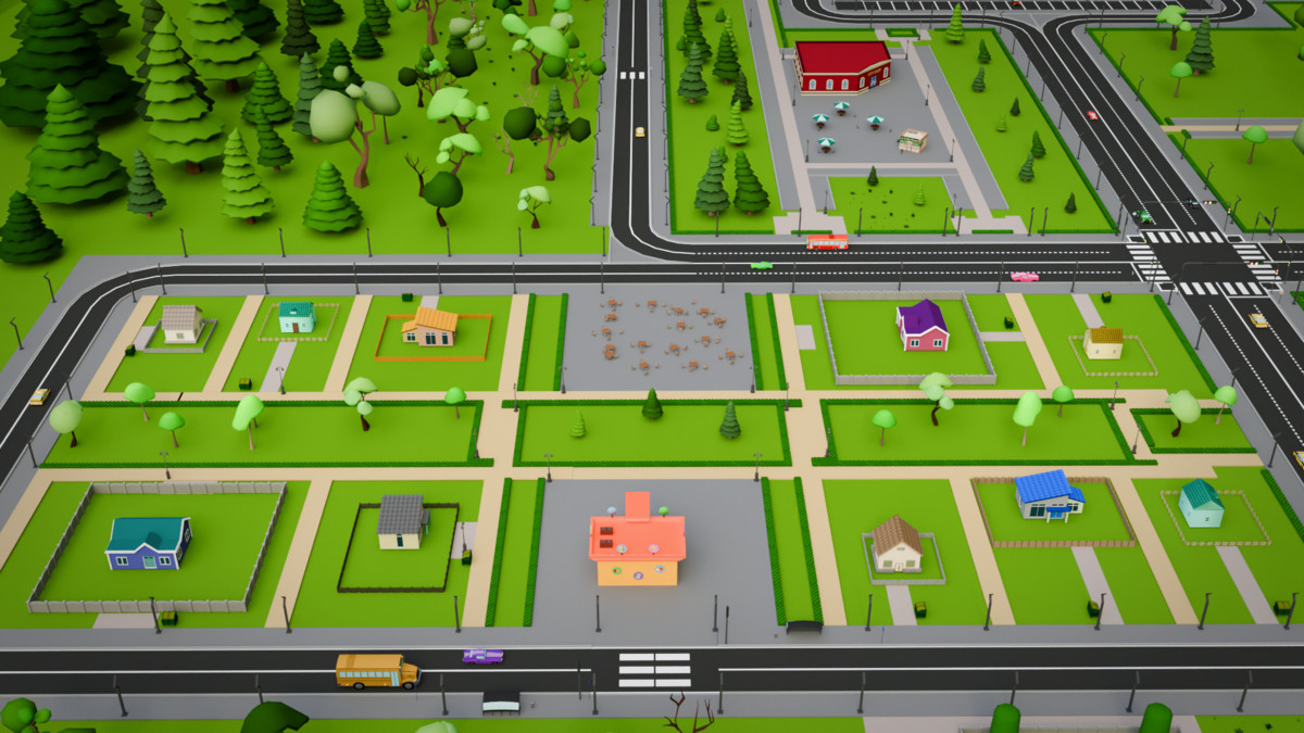 Low Poly City Pack - Mini World Studio