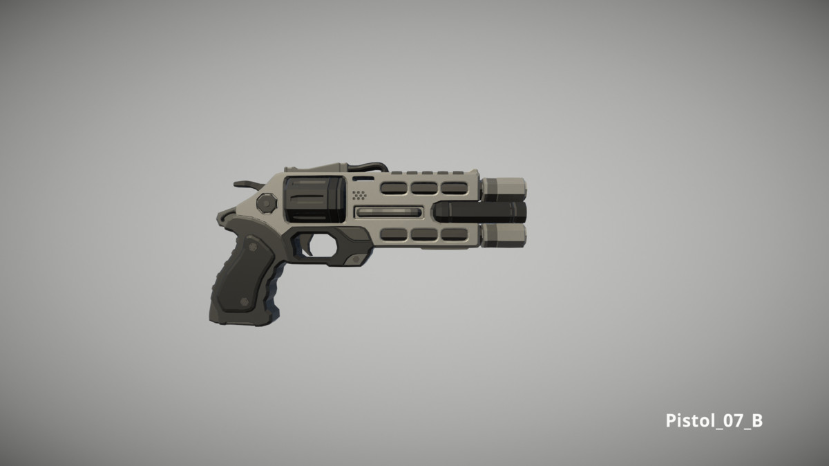 Cyberpunk Armory - Low Poly