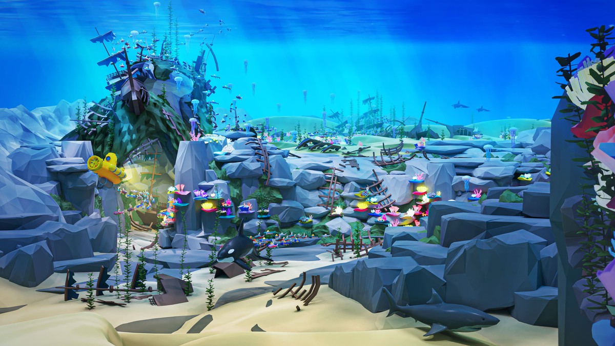 Underwater World - Low Poly 3D Models Pack