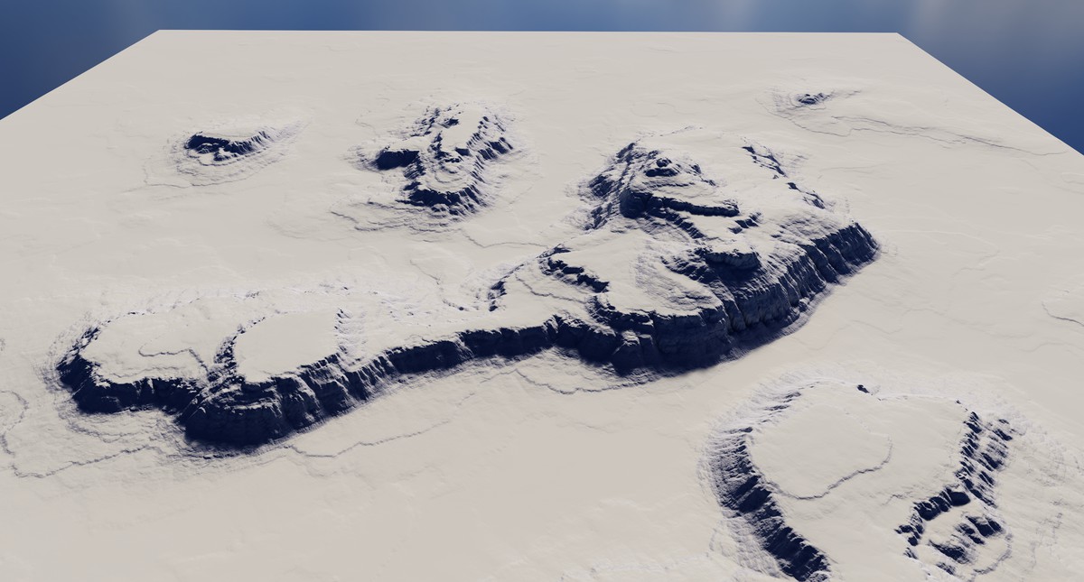 Terraced Canyon Shapes - StampIT!