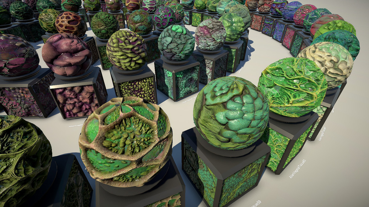 Alien Nature Materials - Vegetal Surface