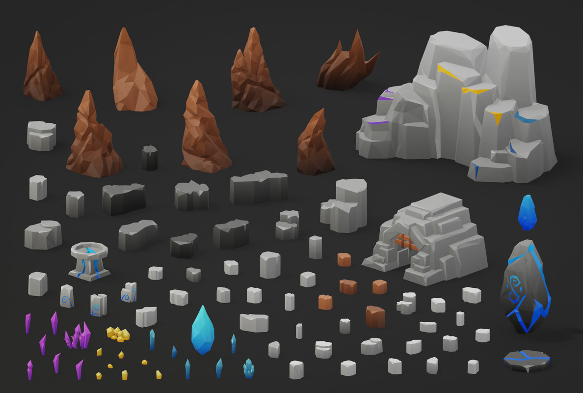Low Poly Fantasy Locations