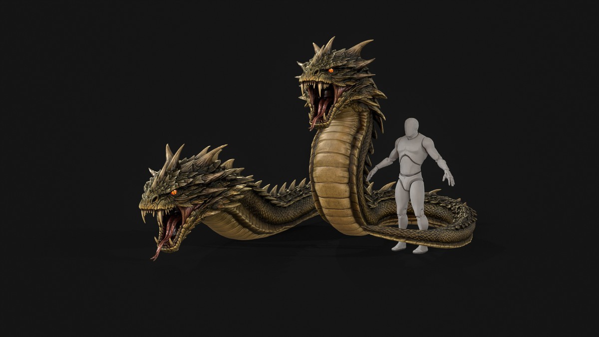 Basilisk Snake Character