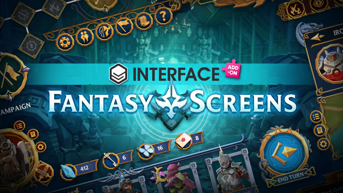 Fantasy Screens Add-On - Synty INTERFACE - GUI