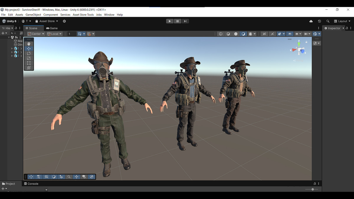 Post-Apocalyptic Sheriff Survivor modular
