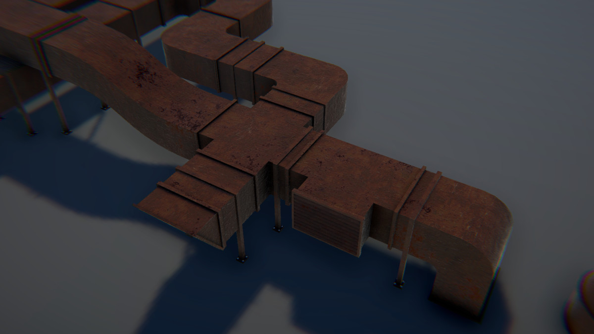 Modular Industrial Air Duct System